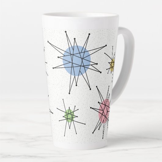 Mid Century Franciscan Starburst 4 カフェラテマグ (右アングル)