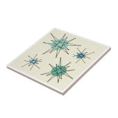 Mid Century Franciscan Starburst 5 タイル (側面)