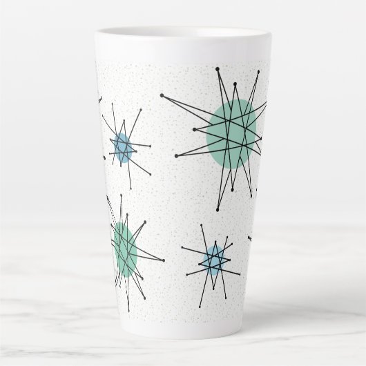 Mid Century Franciscan Starburst 6 カフェラテマグ (正面)