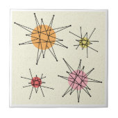 Mid Century Franciscan Starburst 7 タイル (正面)
