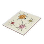 Mid Century Franciscan Starburst 7 タイル (側面)