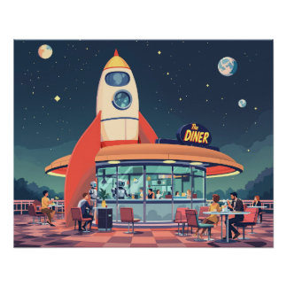 Mid-Century Futurismus ポスター