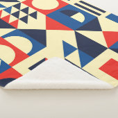 Mid-Century Geometric: ファンキーレトロパターン。 シェルパブランケット (3/4)