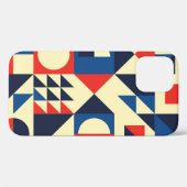 Mid-Century Geometric: ファンキーレトロパターン。 Case-Mate iPhoneケース (裏面 (横))
