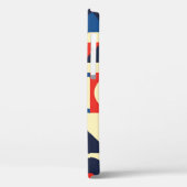 Mid-Century Geometric: ファンキーレトロパターン。 Case-Mate iPhoneケース (裏面 / 左)