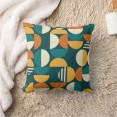 Mid-Century Geometric:レトロミニマルデザイン。 クッション (ブランケット)