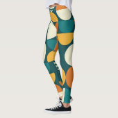 Mid-Century Geometric:レトロミニマルデザイン。 レギンス (左)