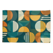 Mid-Century Geometric:レトロミニマルデザイン。 枕カバー (裏面)