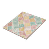 Mid-Century Geometric Design with Dots and Lines 2 タイル (側面)