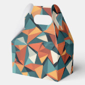 Mid-Century Geometric Teal & Orange | Custom フェイバーボックス (裏面)