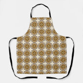 Mid-Century Gold Quatrafoil Apron I エプロン (正面)