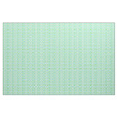 Mid Century Green Starbursts on teal Ovals Pattern ファブリック (ヤード)