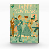 Mid Century Happy New Year The Martini Dance フォトブロック (正面)