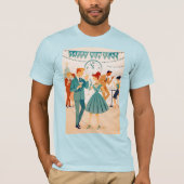 Mid Century Happy New Year The Martini Dance Tシャツ (正面)