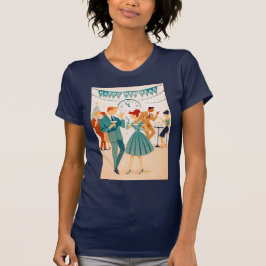 Mid Century Happy New Year The Martini Dance Tシャツ