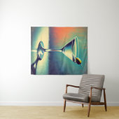 Mid Century I Love The Blues Martini Art タペストリー (インサイチュ(横))