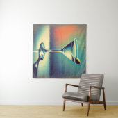 Mid Century I Love The Blues Martini Art タペストリー (インサイチュ(横))