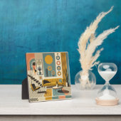 Mid Century Interior Design Desert Livingroom フォトプラーク (インサイチュ)