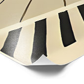 Mid Century Interior Design Dessert Livingroom フォトプリント (角)