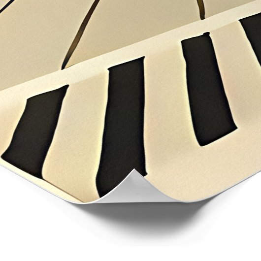 Mid Century Interior Design Dessert Livingroom ポスター (角)