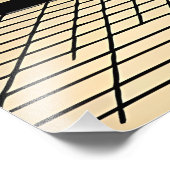 Mid Century Interior Design Eclipse Livingroom フォトプリント (角)