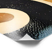 Mid Century Jazz Age Minimalist Art Saxophone フォトプリント (角)