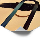 Mid Century Jazz Age Modern Minimalist Trio ポスター (角)