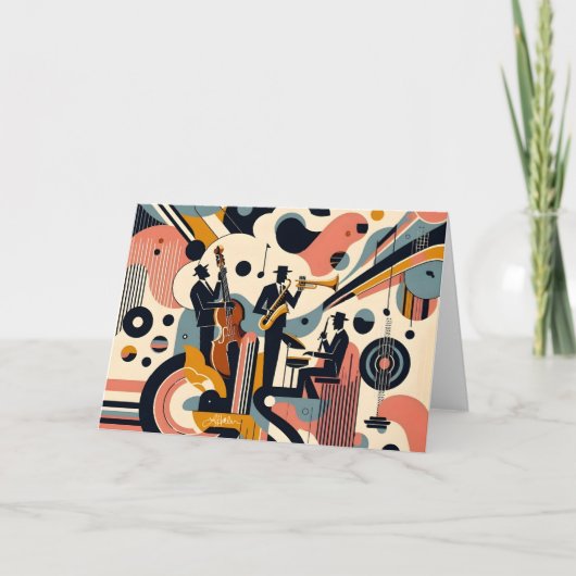 Mid Century Jazz Age Psychedelic Trio カード (正面)