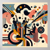 Mid Century Jazz Age Psychedelic Trio ポスター (正面)