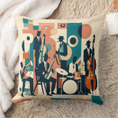 Mid Century Jazz Age Sextet クッション (ブランケット)