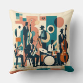 Mid Century Jazz Age Sextet クッション (裏面)