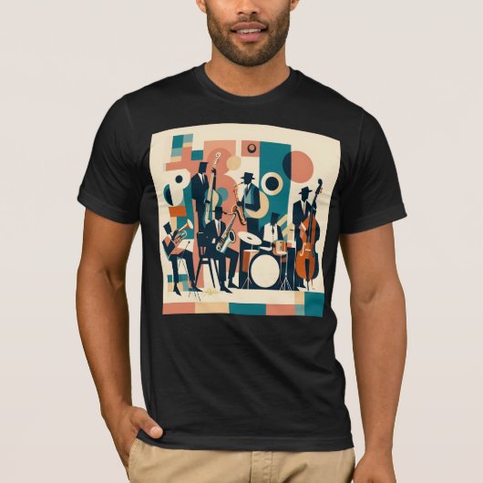 Mid Century Jazz Age Sextet Tシャツ (正面)