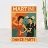 Mid Century Martini Dance Party カード (正面)