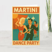 Mid Century Martini Dance Party カード (正面)