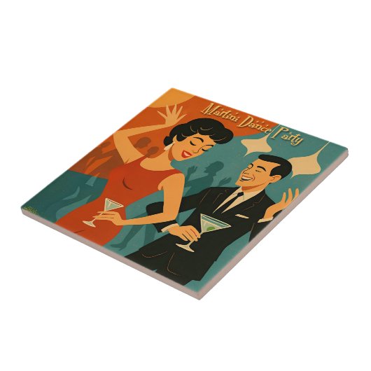 Mid Century Martini Dance Party タイル (側面)