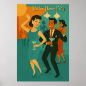 Mid Century Martini Dance Party ポスター (正面)