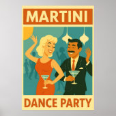 Mid Century Martini Dance Party ポスター (正面)