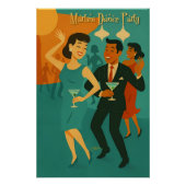 Mid Century Martini Dance Party ポスター (正面)