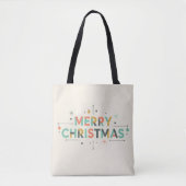 Mid-Century Merry Christmas – Retro Style トートバッグ (正面)