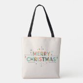 Mid-Century Merry Christmas – Retro Style トートバッグ (裏面)