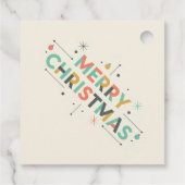 Mid-Century Merry Christmas – Retro Style フェイバータグ (裏面)