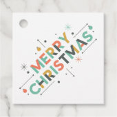 Mid-Century Merry Christmas – Retro Style フェイバータグ (正面)