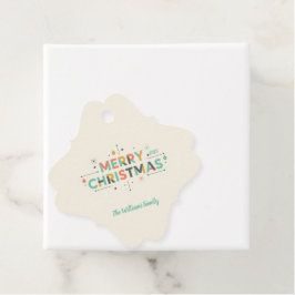 Mid-Century Merry Christmas – Retro Style フェイバータグ