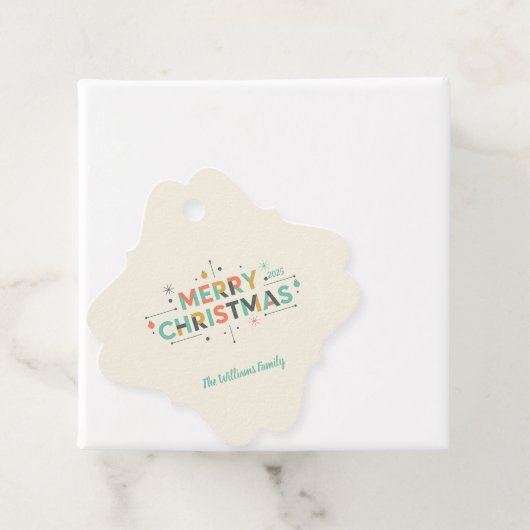 Mid-Century Merry Christmas – Retro Style フェイバータグ (インサイチュ)