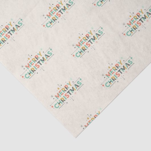 Mid-Century Merry Christmas – Retro Style 薄葉紙 (詳細)