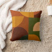 Mid-Century Modern Abstract Composition クッション (ブランケット)
