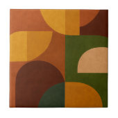 Mid-Century Modern Abstract Composition タイル (正面)