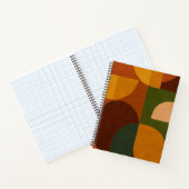 Mid-Century Modern Abstract Composition ノートブック (内部)