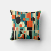 Mid Century Modern Abstract Decor Pillow クッション (正面)