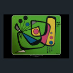 'Mid Century Modern Abstract num 4' on a ポスター<br><div class="desc">Pop Art Painter Jamie Roxx painting 'Mid Century Modern Abstract num 4' on a Poster
Find out more about Luxury Jamie Roxx Pop paintings at www.JamieRoxx.us</div>